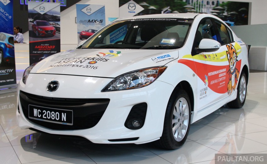Bermaz taja Mazda 3 SkyActiv untuk Pertandingan Kemahiran ASEAN 2016, uji kemahiran anak muda 458925