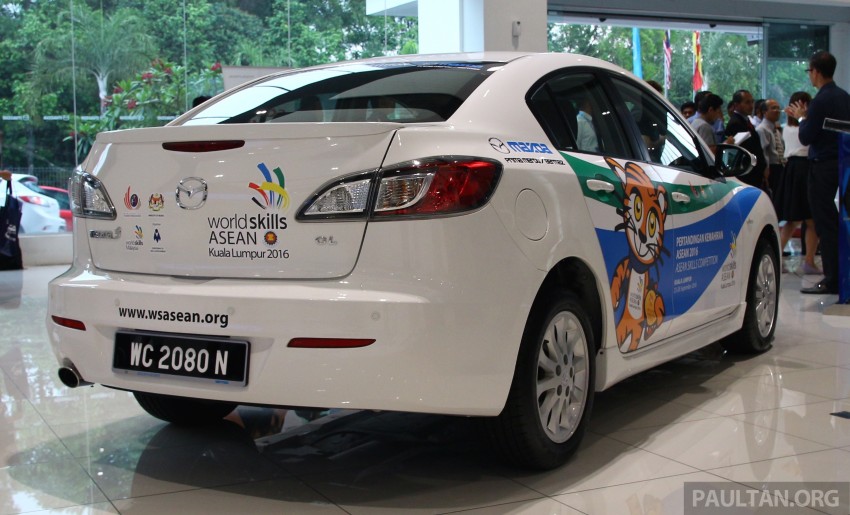 Bermaz taja Mazda 3 SkyActiv untuk Pertandingan Kemahiran ASEAN 2016, uji kemahiran anak muda 458921
