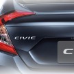 Honda Civic 2016 dilancarkan di Thailand – 1.8 i-VTEC dan 1.5 VTEC Turbo, dari RM101k hingga RM139k