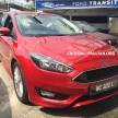 SPIED: Ford Focus facelift in Malaysian showroom – interior revealed, shows SYNC 2, Active Parking Assist