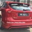 SPIED: Ford Focus facelift di Malaysia – ruang dalaman didedah, ada SYNC 2, Bantuan Parkir Aktif