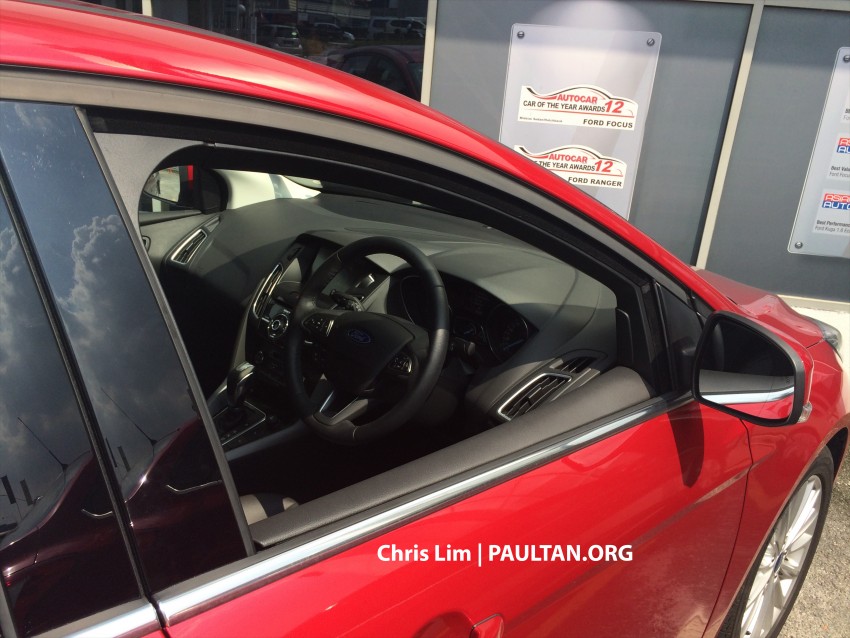 SPIED: Ford Focus facelift in Malaysian showroom – interior revealed, shows SYNC 2, Active Parking Assist 455074