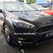 SPIED: Ford Focus facelift in Malaysian showroom – interior revealed, shows SYNC 2, Active Parking Assist