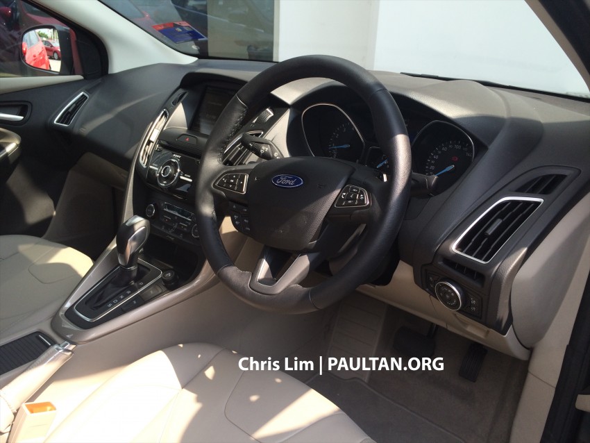 SPIED: Ford Focus facelift in Malaysian showroom – interior revealed, shows SYNC 2, Active Parking Assist 455081