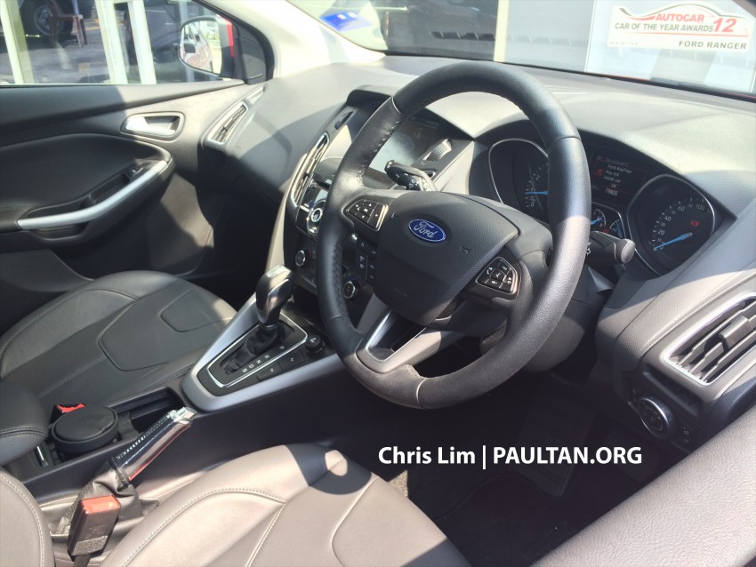 SPIED: Ford Focus facelift in Malaysian showroom – interior revealed, shows SYNC 2, Active Parking Assist 455082