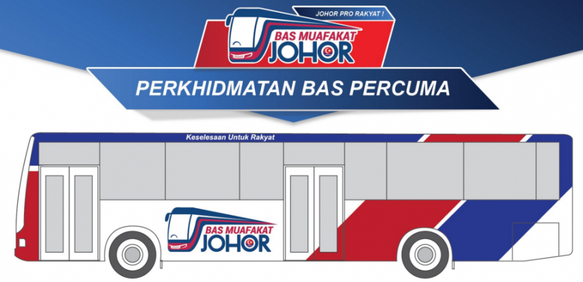 Bas Muafakat Johor – free bus service to start in April 463918