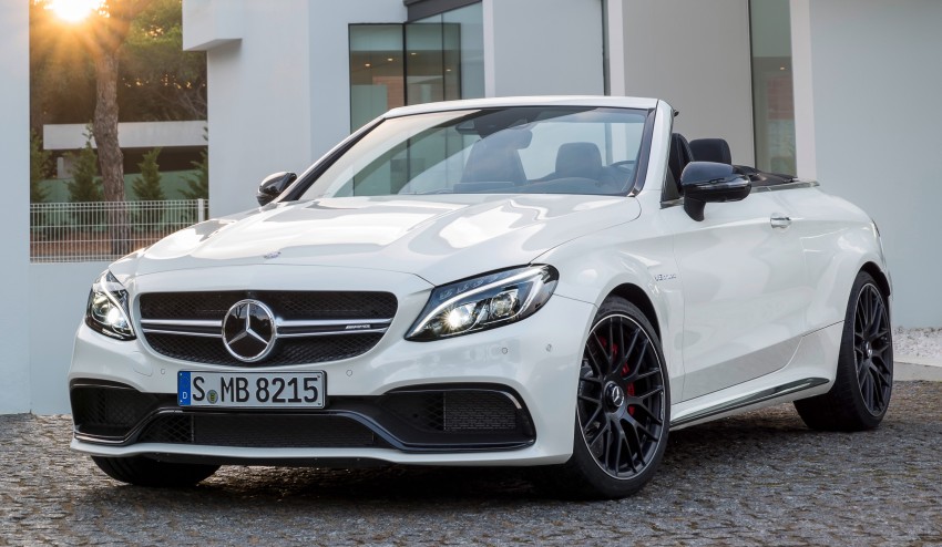 Mercedes-AMG C63 Cabriolet gets topless in New York 466169