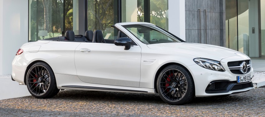 Mercedes-AMG C63 Cabriolet gets topless in New York 466170