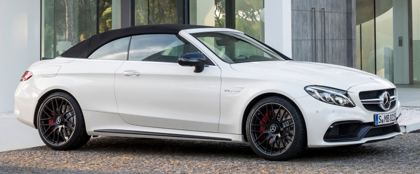 Mercedes-AMG C63 Cabriolet gets topless in New York 466171