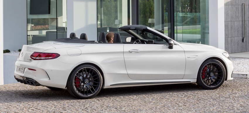 Mercedes-AMG C63 Cabriolet gets topless in New York 466175