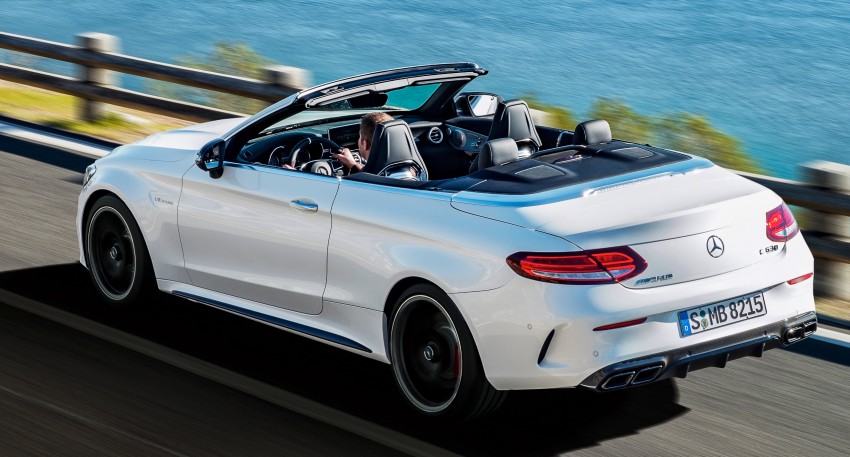 Mercedes-AMG C63 Cabriolet gets topless in New York 466178