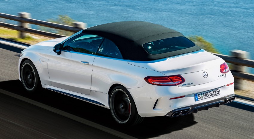 Mercedes-AMG C63 Cabriolet gets topless in New York 466179