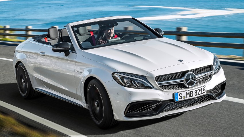 Mercedes-AMG C63 Cabriolet gets topless in New York 466180