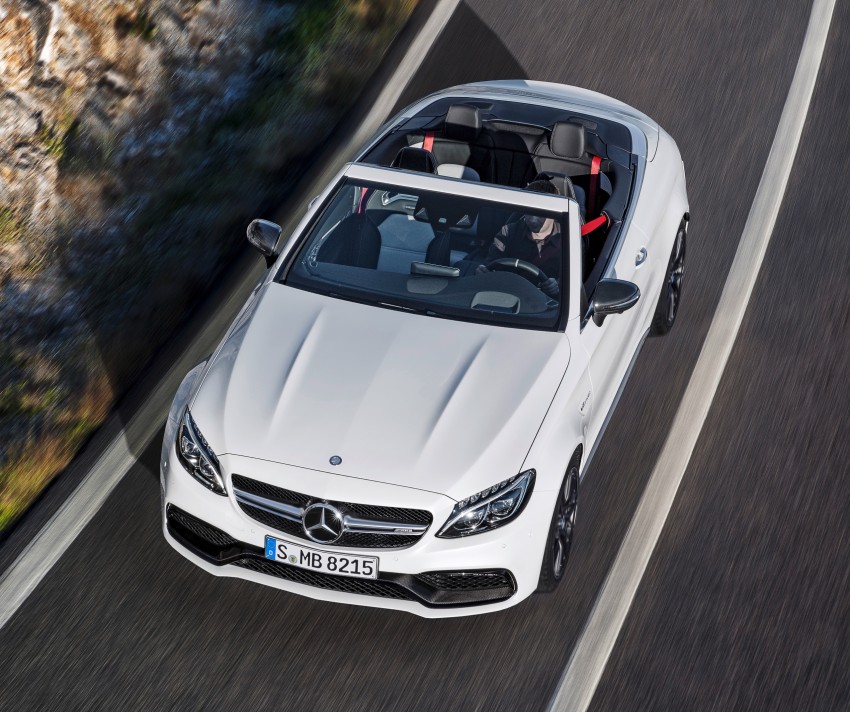 Mercedes-AMG C63 Cabriolet gets topless in New York 466183