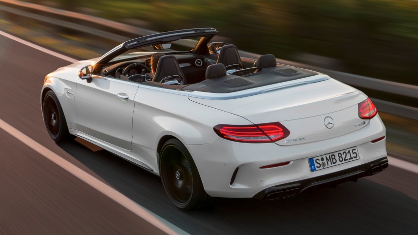 Mercedes-AMG C63 Cabriolet gets topless in New York 466185