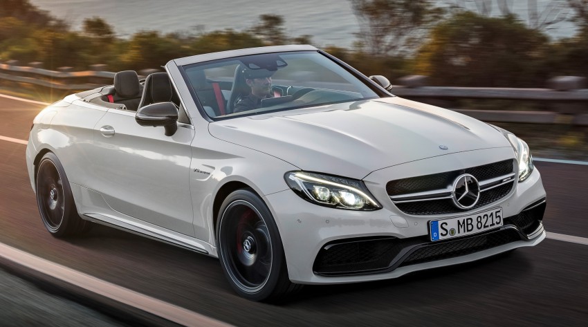 Mercedes-AMG C63 Cabriolet gets topless in New York 466188