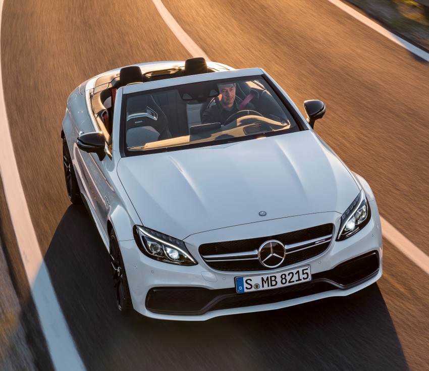 Mercedes-AMG C63 Cabriolet gets topless in New York 466189