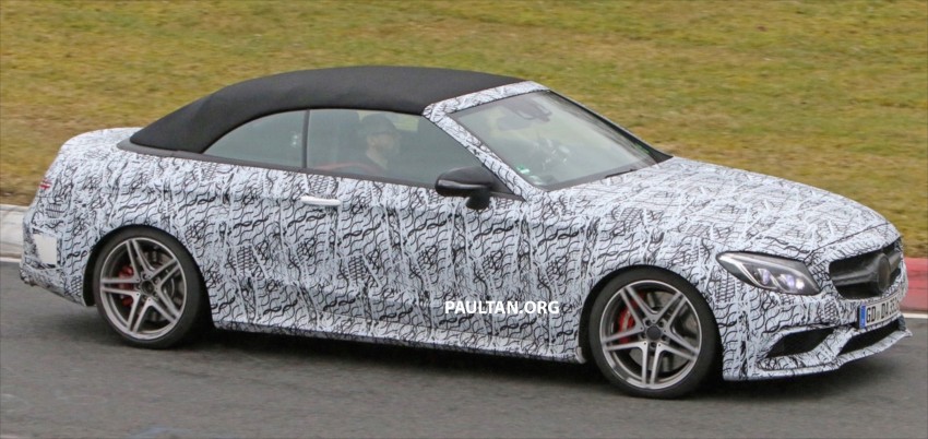 SPIED: Mercedes-AMG C63 Cabrio at the Green Hell 464573
