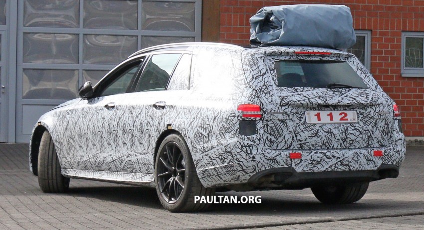 SPIED: Mercedes-AMG E63 Estate fresh off the truck 460406