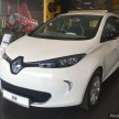 Renault Zoe janaan elektrik sepenuhnya kini di bilik pameran Renault dengan harga bermula RM145,888