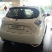 Renault Zoe janaan elektrik sepenuhnya kini di bilik pameran Renault dengan harga bermula RM145,888