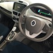 Renault Zoe janaan elektrik sepenuhnya kini di bilik pameran Renault dengan harga bermula RM145,888