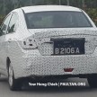 SPYSHOT: Proton Saga 2016 kelihatan dipandu uji bersebelahan Honda Brio Amaze
