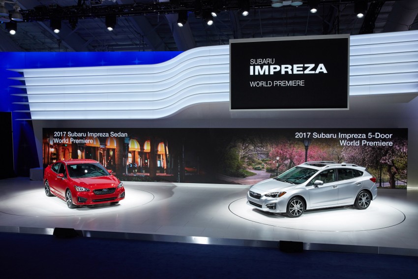 2017 Subaru Impreza sedan and hatch go live in NY 465834