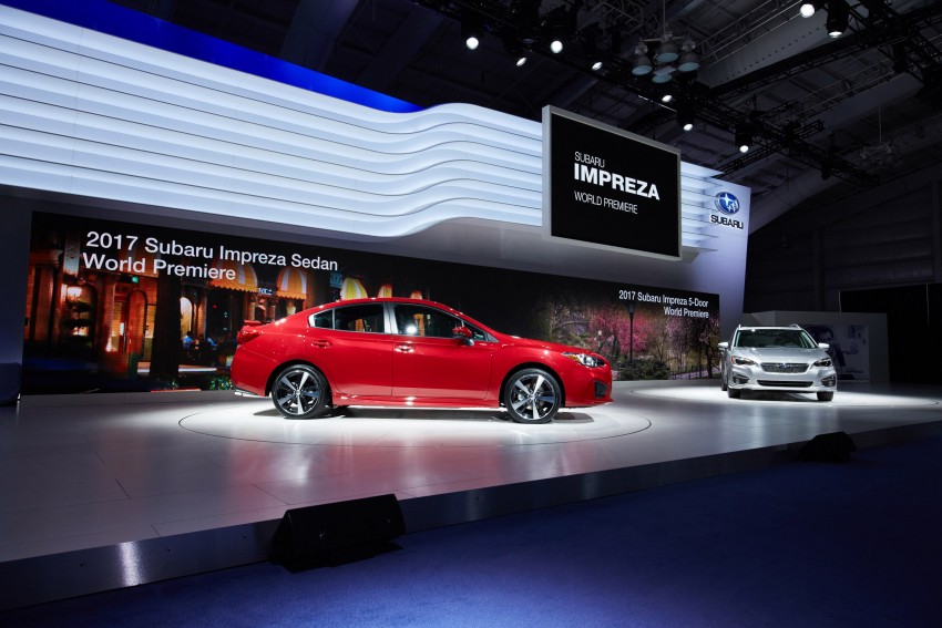 2017 Subaru Impreza sedan and hatch go live in NY 465835