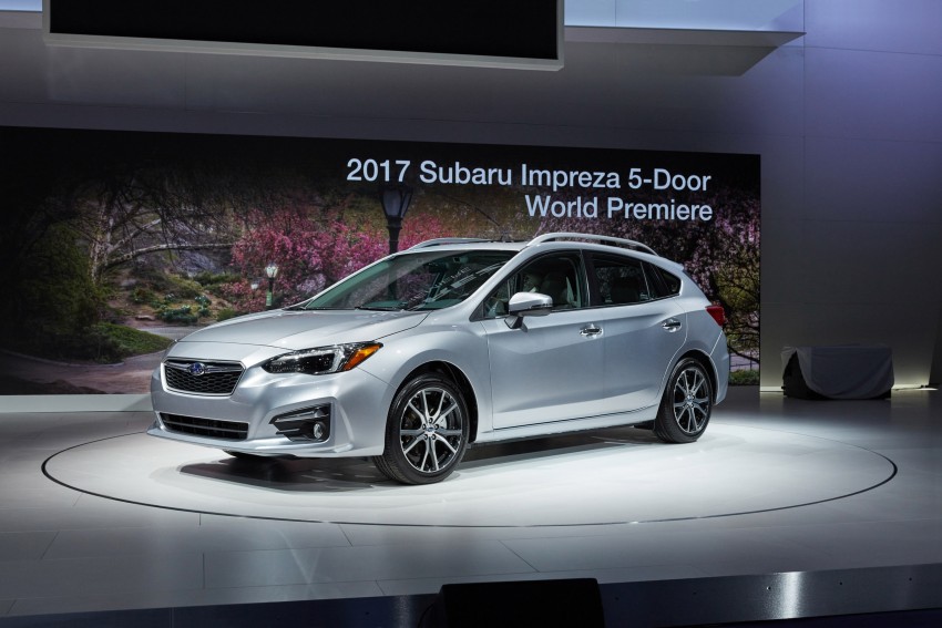 2017 Subaru Impreza sedan and hatch go live in NY Image #465838