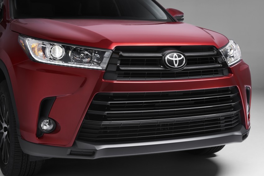 2017 Toyota Highlander midlife facelift, new 3.5 V6, 8AT 460343