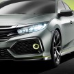 Imej paten Honda Civic 2017 bayangan versi produksi