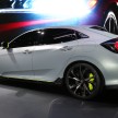 Honda Civic Hatchback Prototype goes live in Geneva; early 2017 launch for Europe, US market to follow