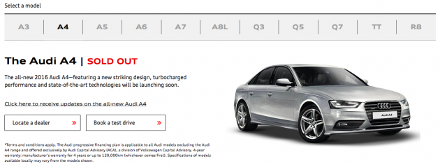 Audi A4 teaser