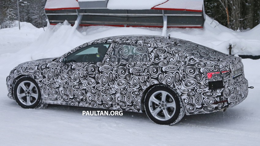 SPYSHOTS: 2017 Audi A5 Sportback caught in winter 460145