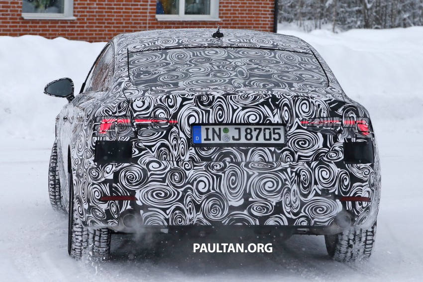 SPYSHOTS: 2017 Audi A5 Sportback caught in winter 460156