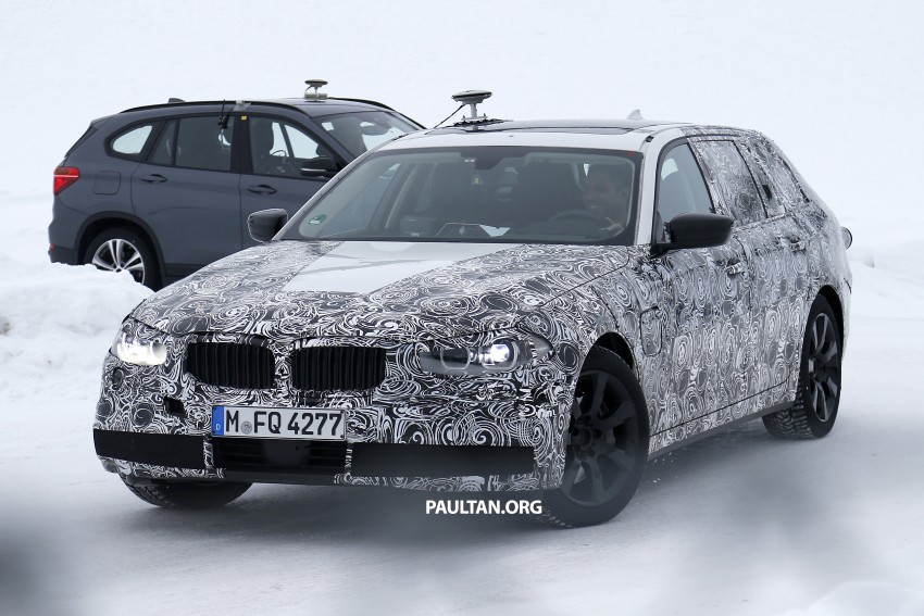 SPIED: G31 BMW 5 Series Touring goes winter testing 456128