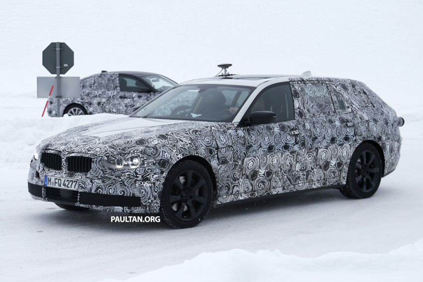 SPIED: G31 BMW 5 Series Touring goes winter testing 456123