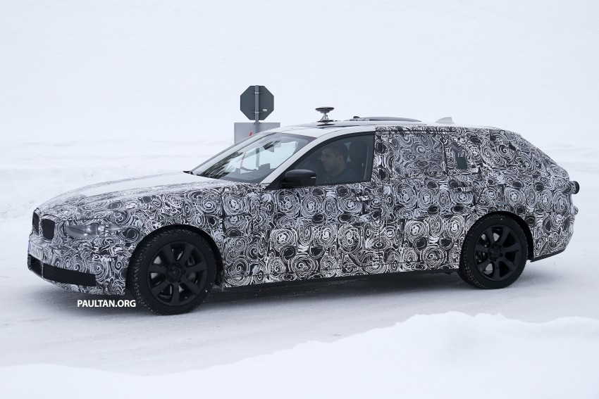 SPIED: G31 BMW 5 Series Touring goes winter testing 456122