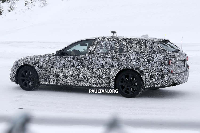 SPIED: G31 BMW 5 Series Touring goes winter testing 456118