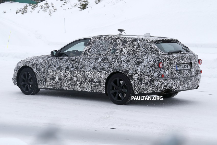 SPIED: G31 BMW 5 Series Touring goes winter testing 456116