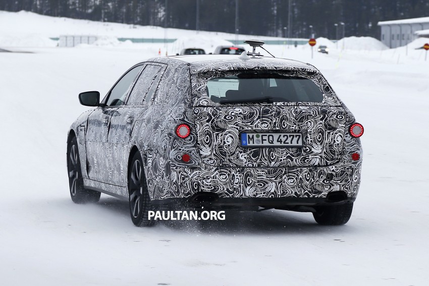 SPIED: G31 BMW 5 Series Touring goes winter testing 456112