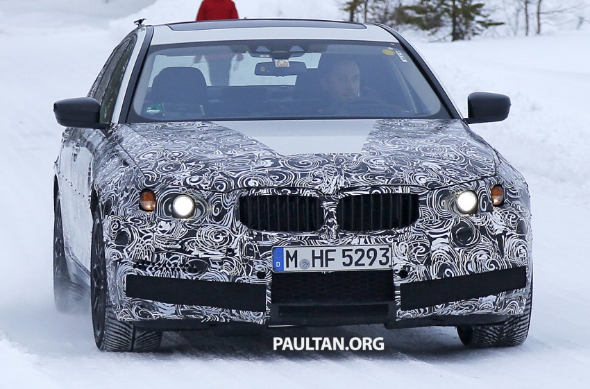 SPIED: F90 BMW M5 on ice – testing AWD traction? 455012