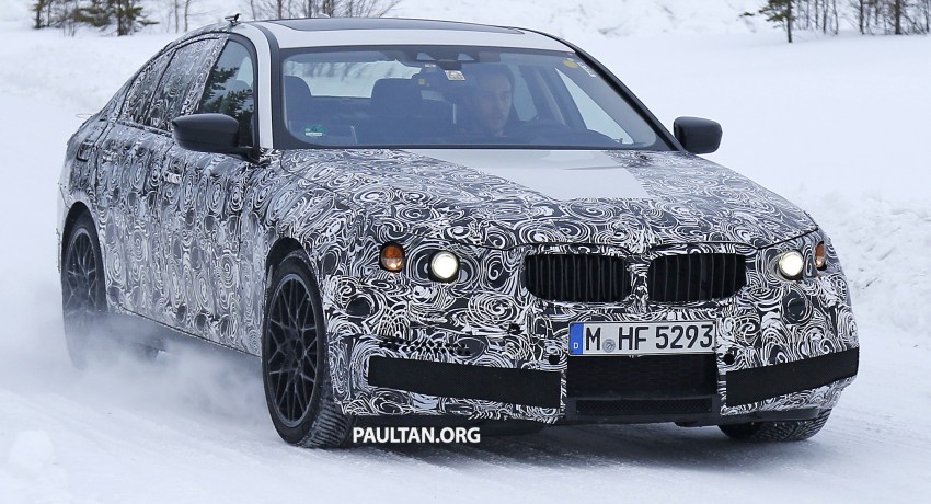 SPIED: F90 BMW M5 on ice – testing AWD traction? 455011