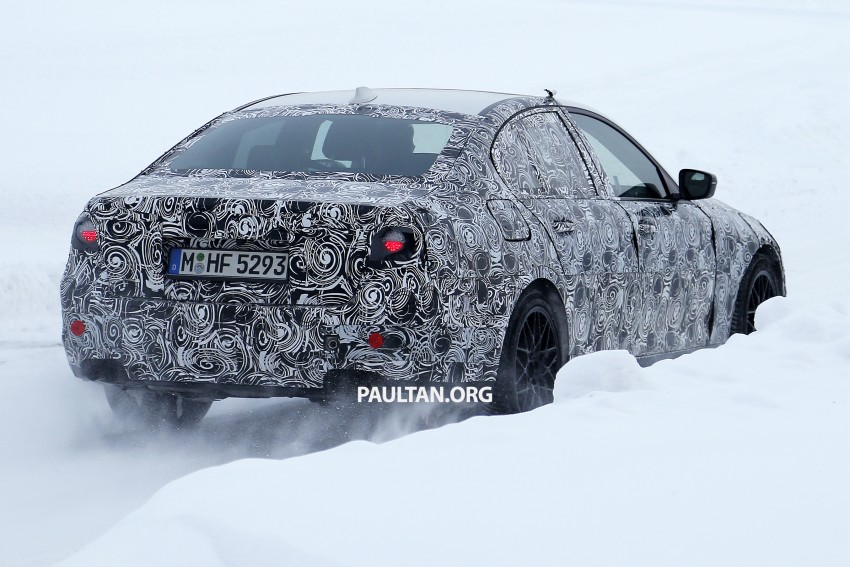 SPIED: F90 BMW M5 on ice – testing AWD traction? 455004
