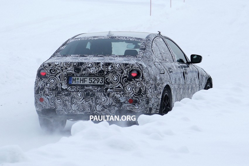 SPIED: F90 BMW M5 on ice – testing AWD traction? 455003
