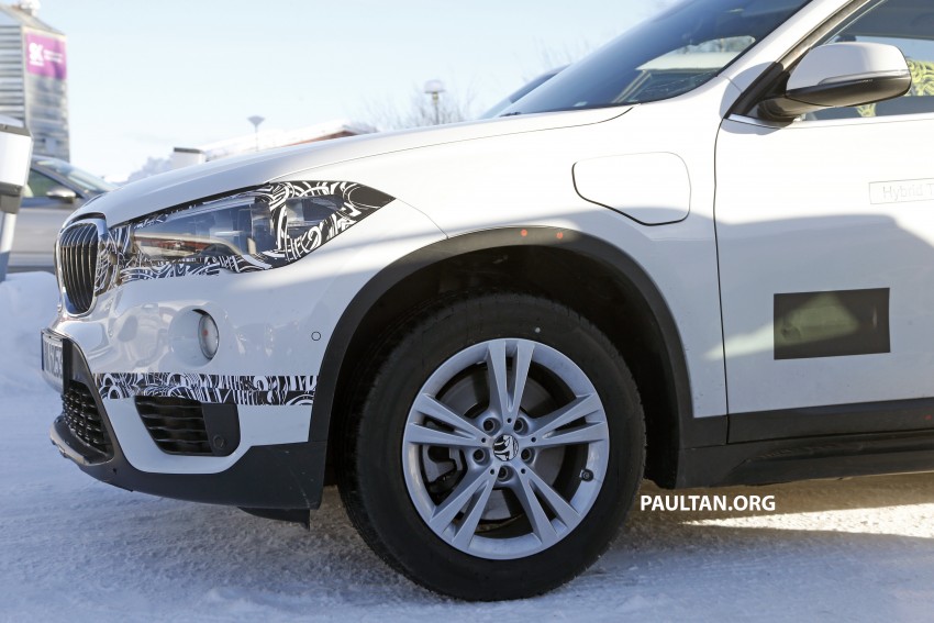 SPYSHOTS: BMW X1 Plug-in Hybrid testing on snow 469139