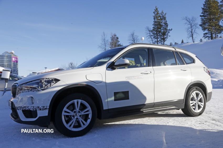 SPYSHOTS: BMW X1 Plug-in Hybrid testing on snow 469140