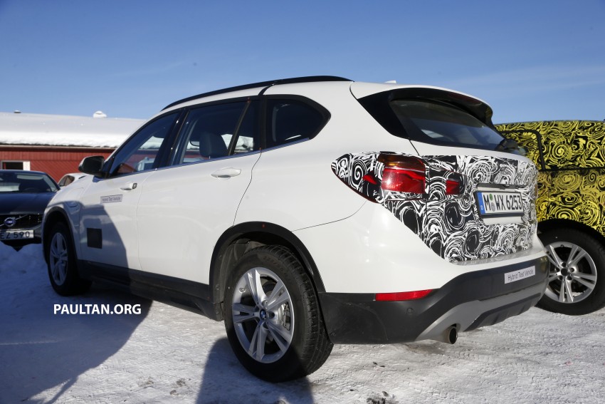 SPYSHOTS: BMW X1 Plug-in Hybrid testing on snow 469142
