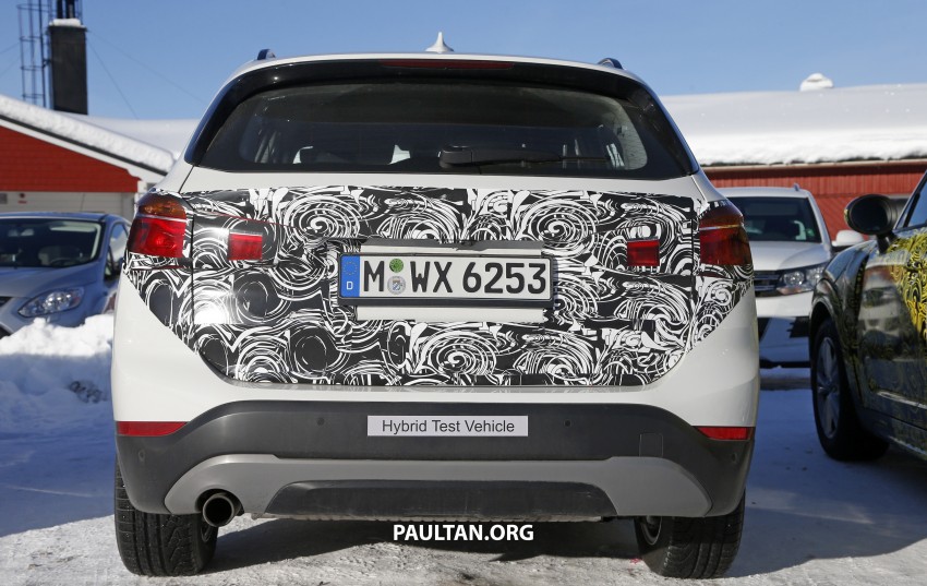 SPYSHOTS: BMW X1 Plug-in Hybrid testing on snow 469143